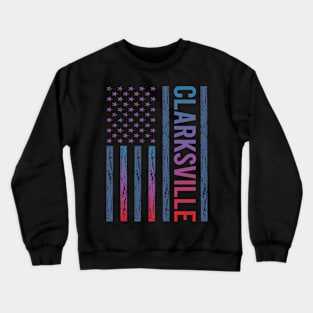 Blue Red Flag - Clarksville Crewneck Sweatshirt